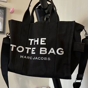 Marc Jacobs Black Canvas Tote Bag